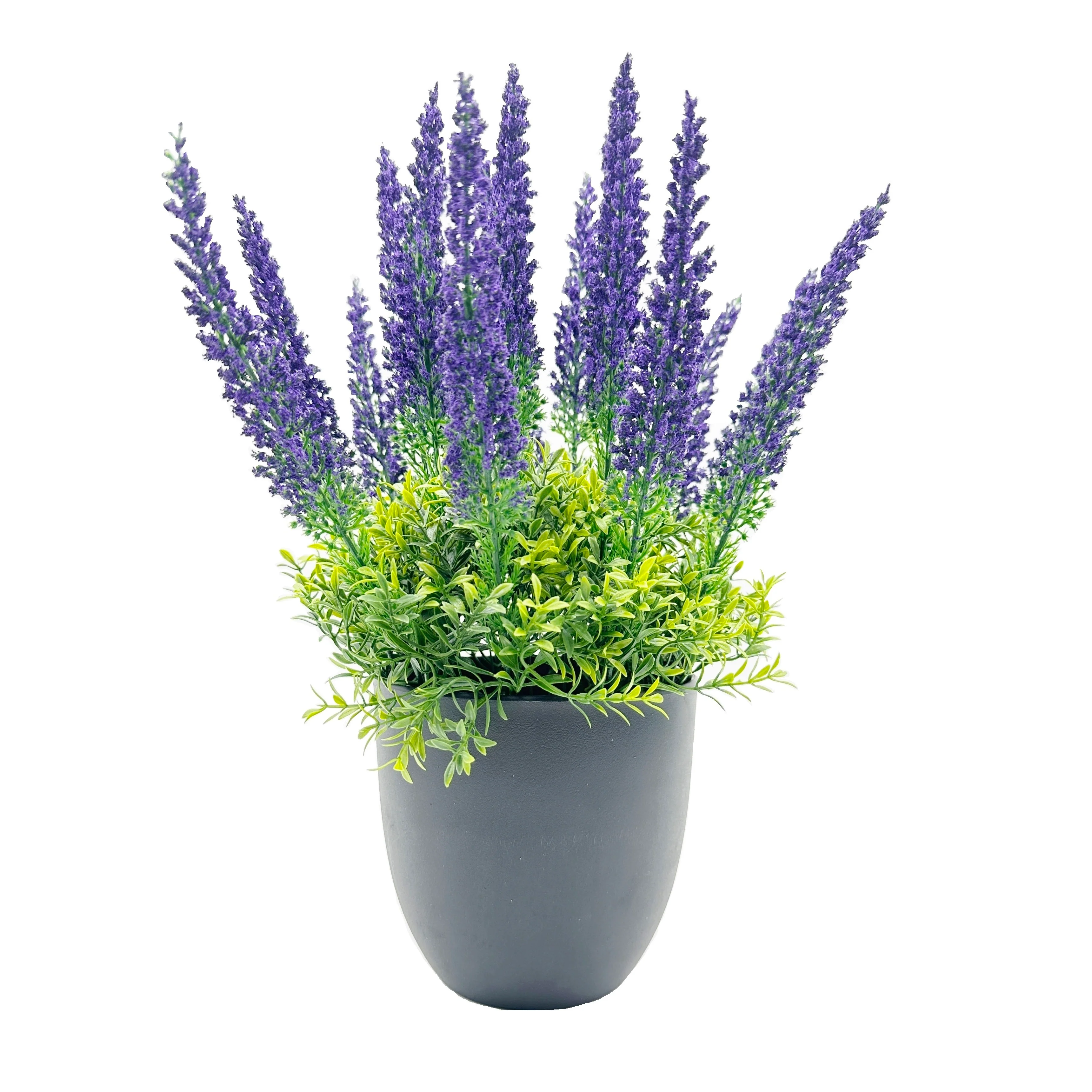 38cm Purple Calluna in Pot Artificial Plant