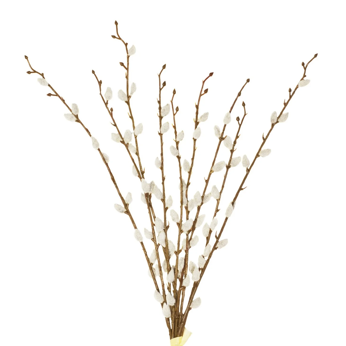 87cm Pussy Willow Hand Tied Artificial Floral Bouquet - Image 2