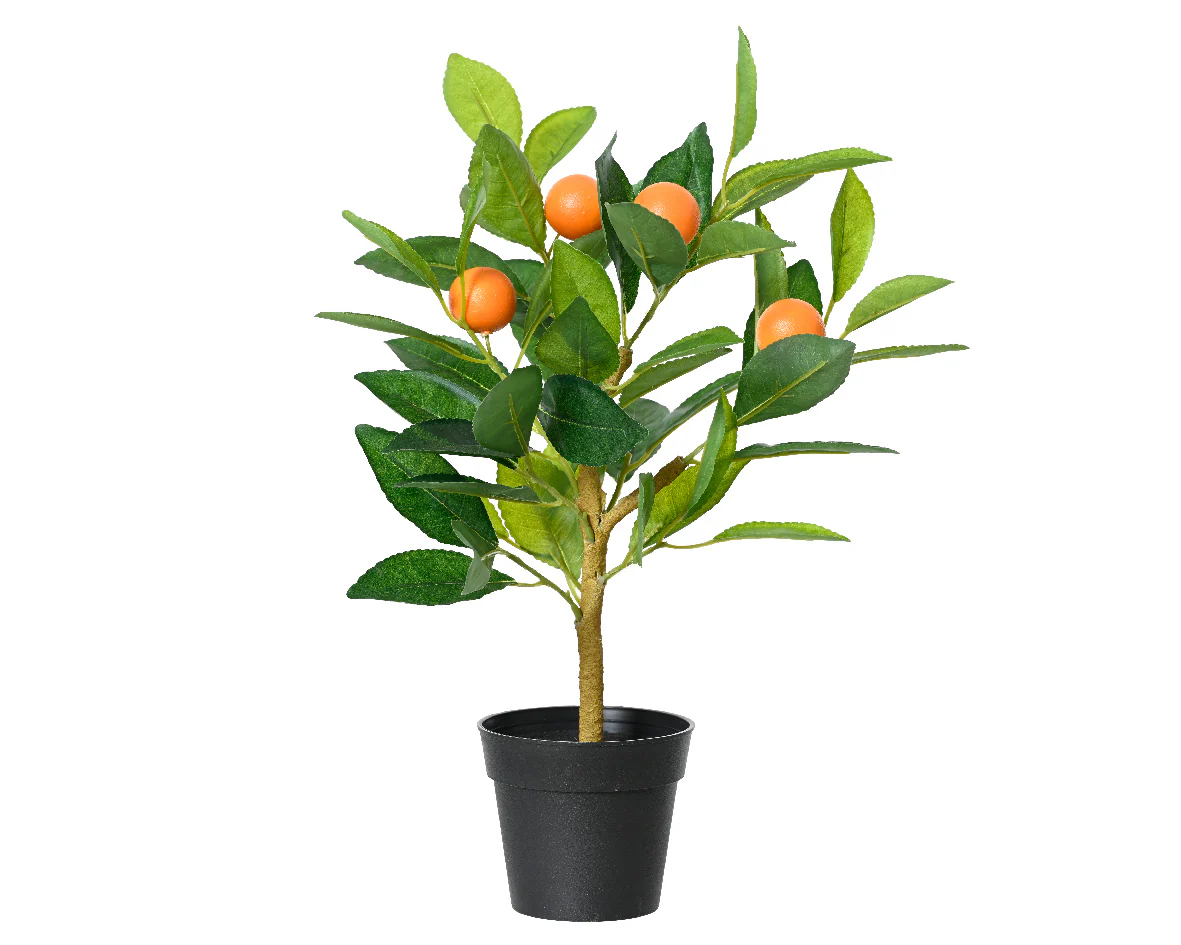 Artificial Potted Orange Tree - 43cm