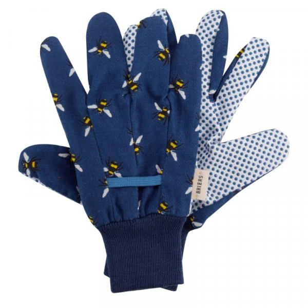 Briers Pack of 3 Bee Cotton Grip Gardening Gloves - Image 3