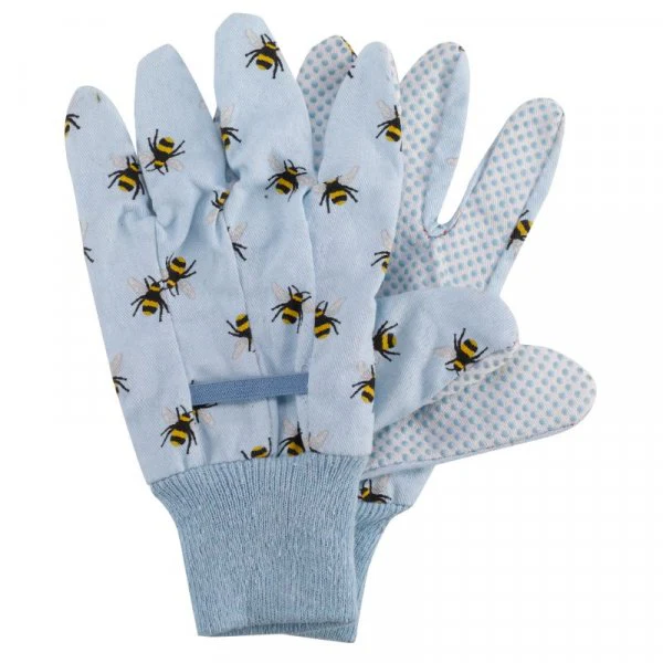 Briers Pack of 3 Bee Cotton Grip Gardening Gloves - Image 4