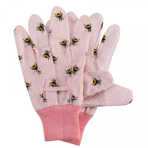Briers Pack of 3 Bee Cotton Grip Gardening Gloves - Image 5