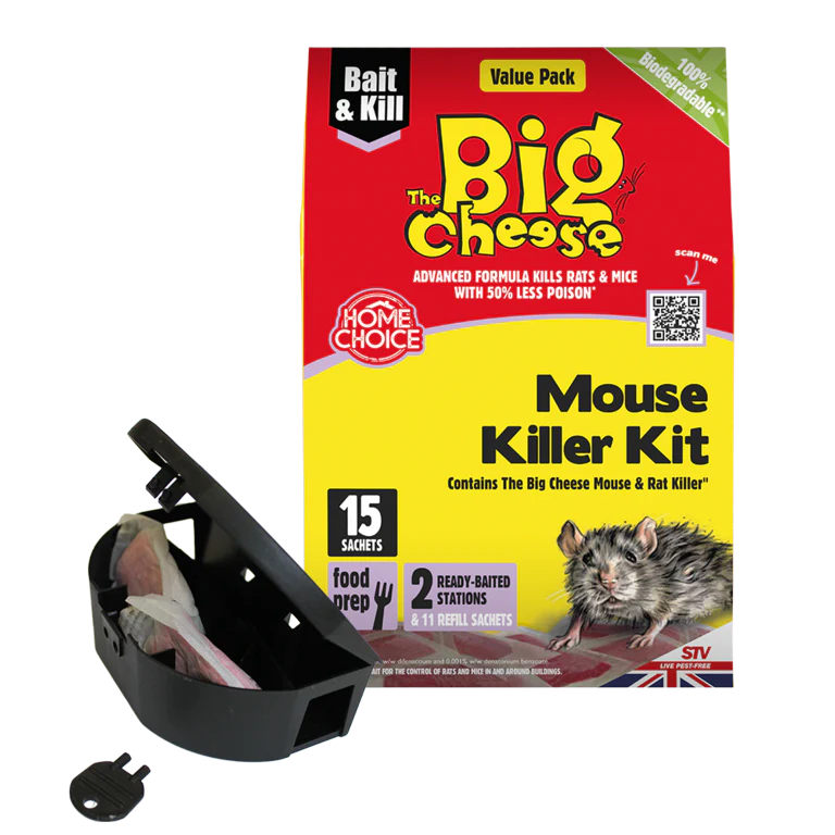 The Big Cheese Mouse Killer Kit - 15 Sachets