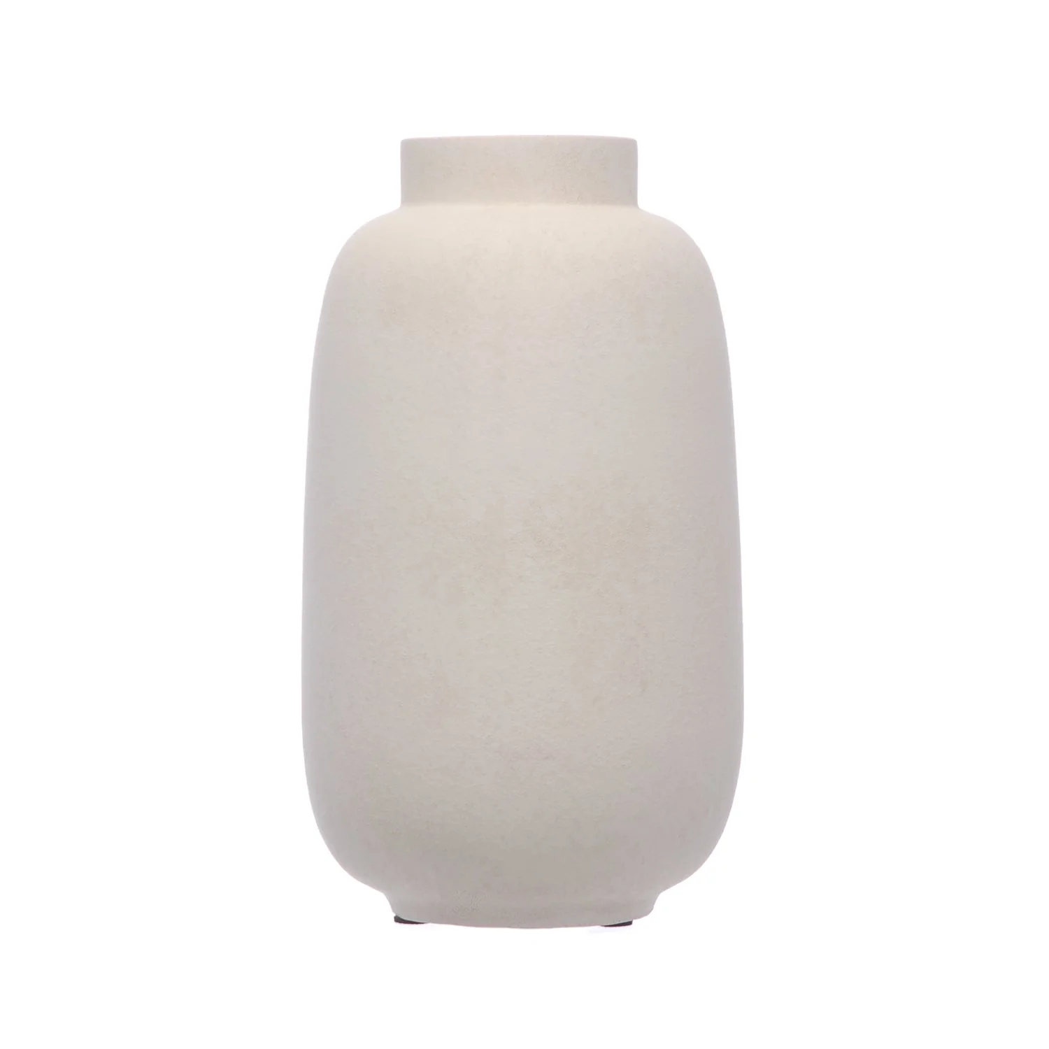 Biscuit Ceramic Textured Vase - 41cm