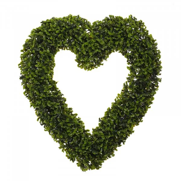 Boxwood Topiary Heart- 42cm - Image 3