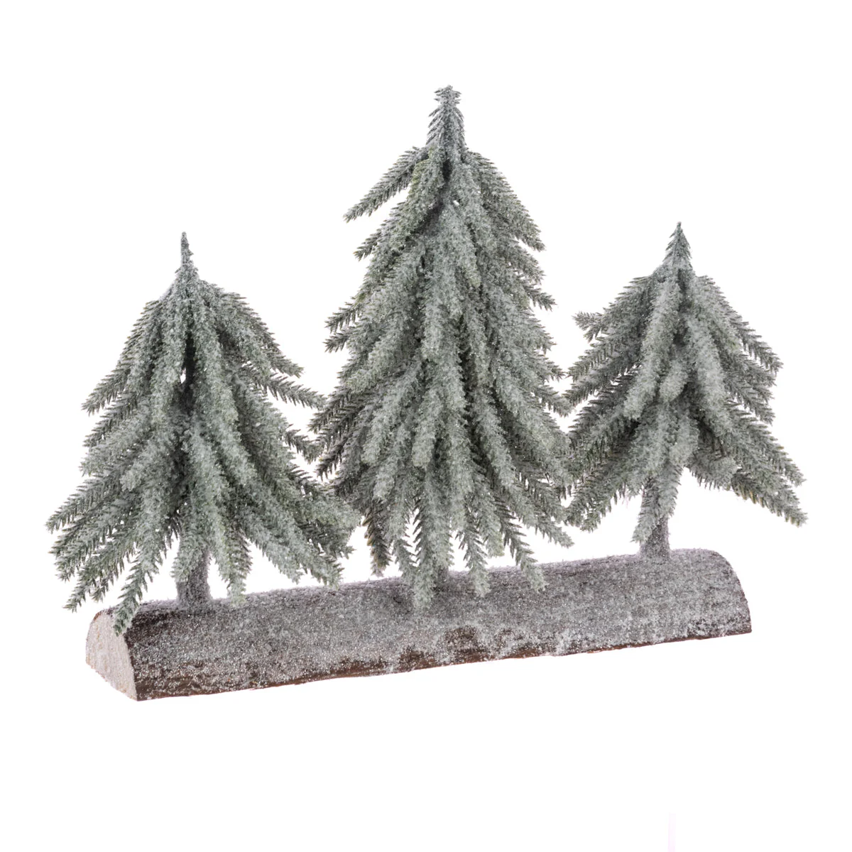 Christmas Frosted Trees On Stand - 31cm