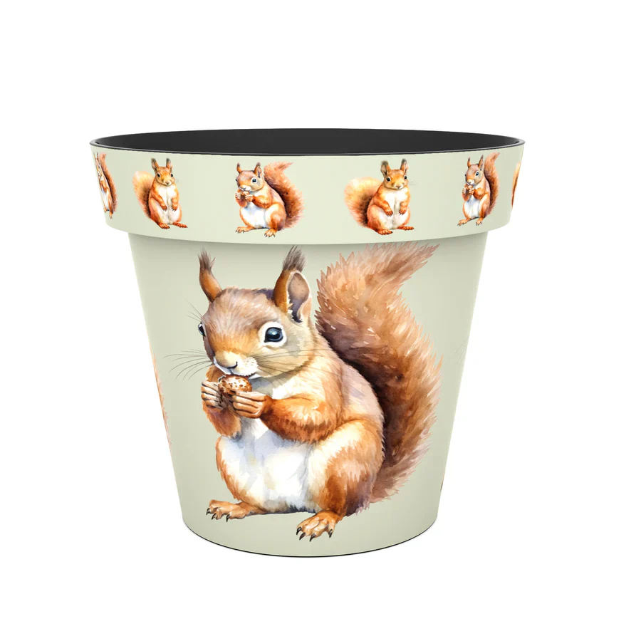 Creekwood Zest Garden Plastic Pot Squirrel 15cm