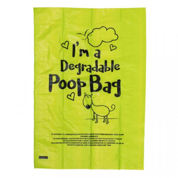 Zoon Degradable Dog Poop Bags - 240 Pack - 16 Rolls