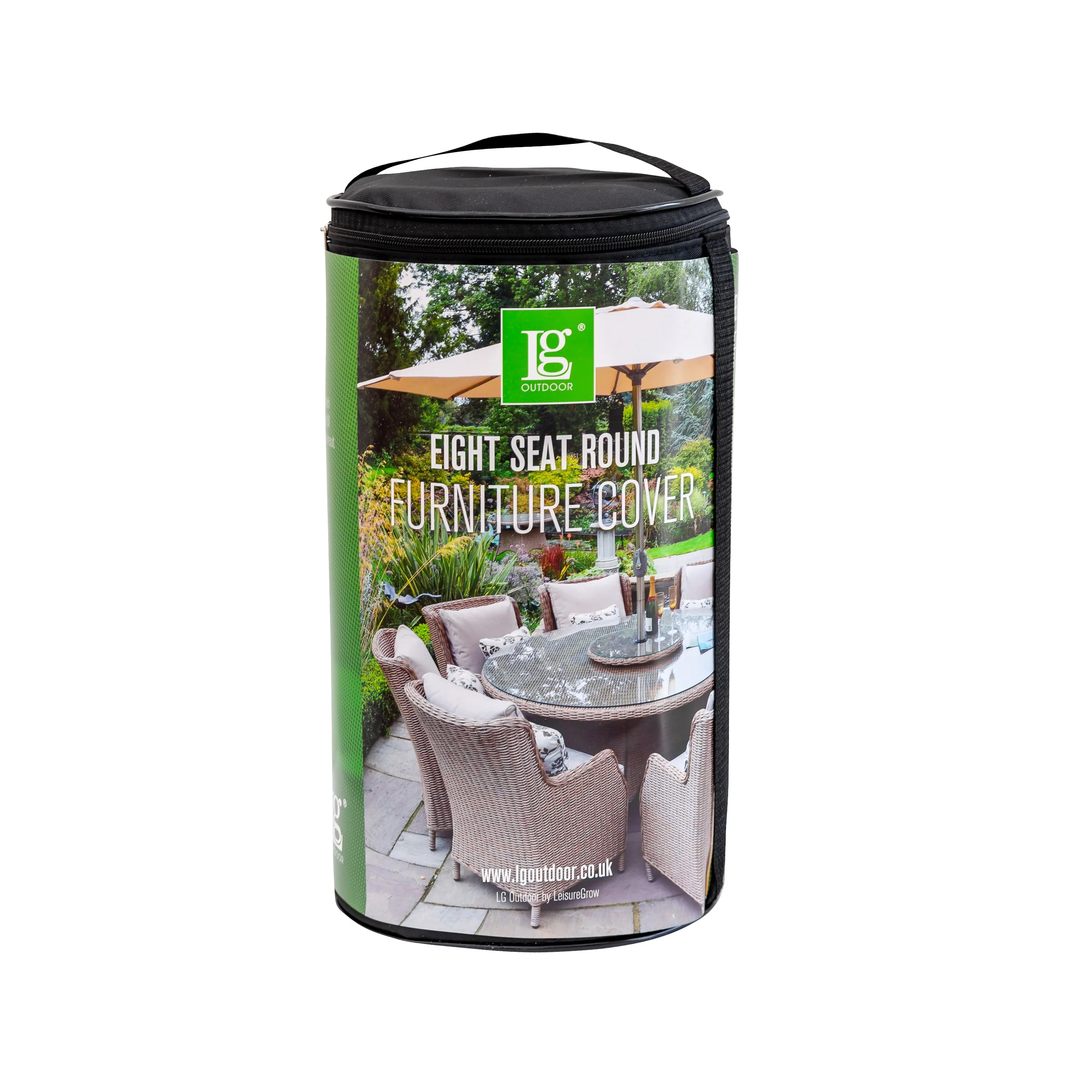 Leisure Grow Deluxe Cover 8 Seat Round Dining Set - Garden Furniture Cover - Image 3