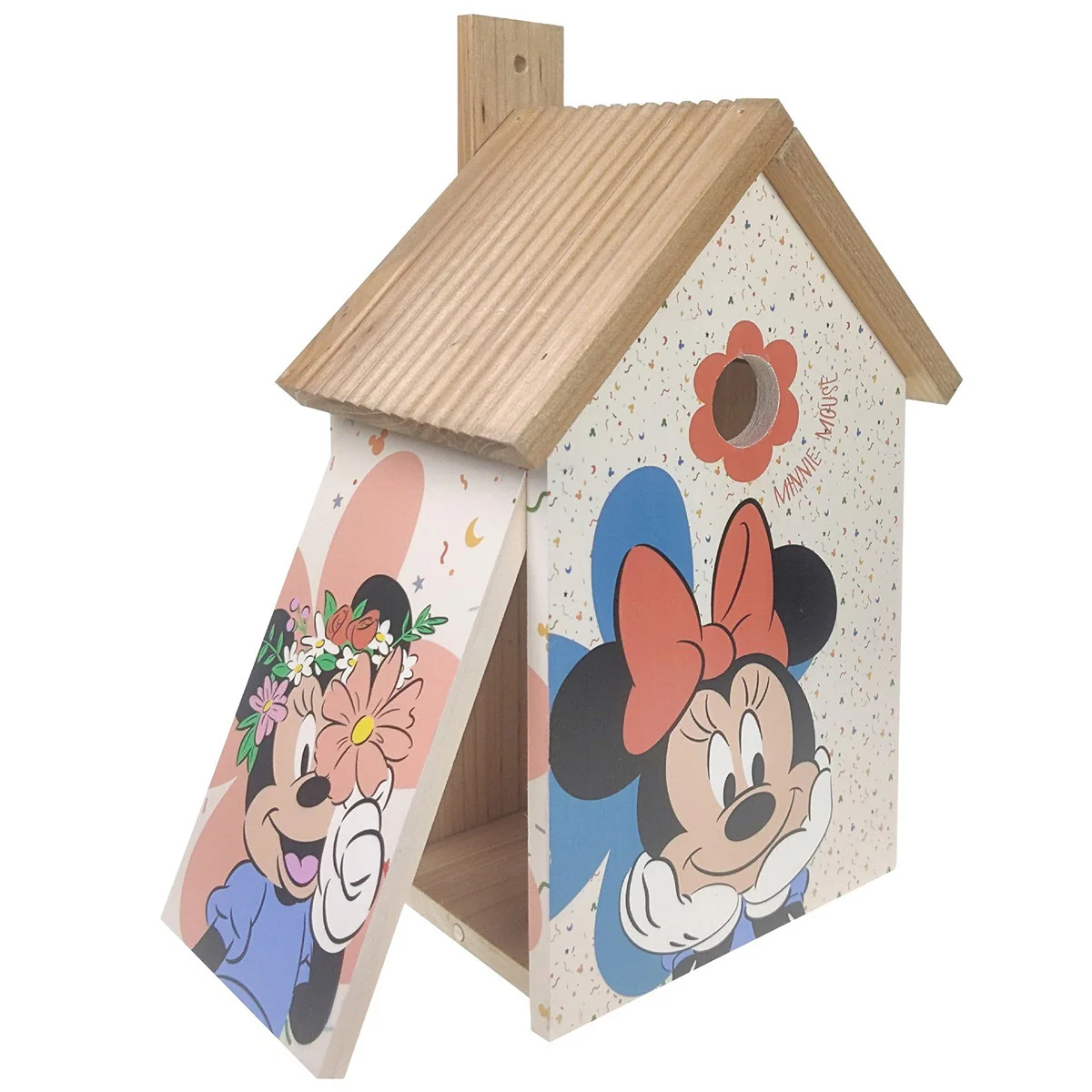 Disney Minnie Mouse Bird Wooden House - Image 3