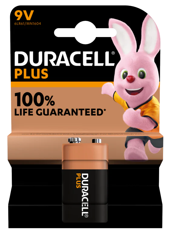 Duracell Plus Battery 9V
