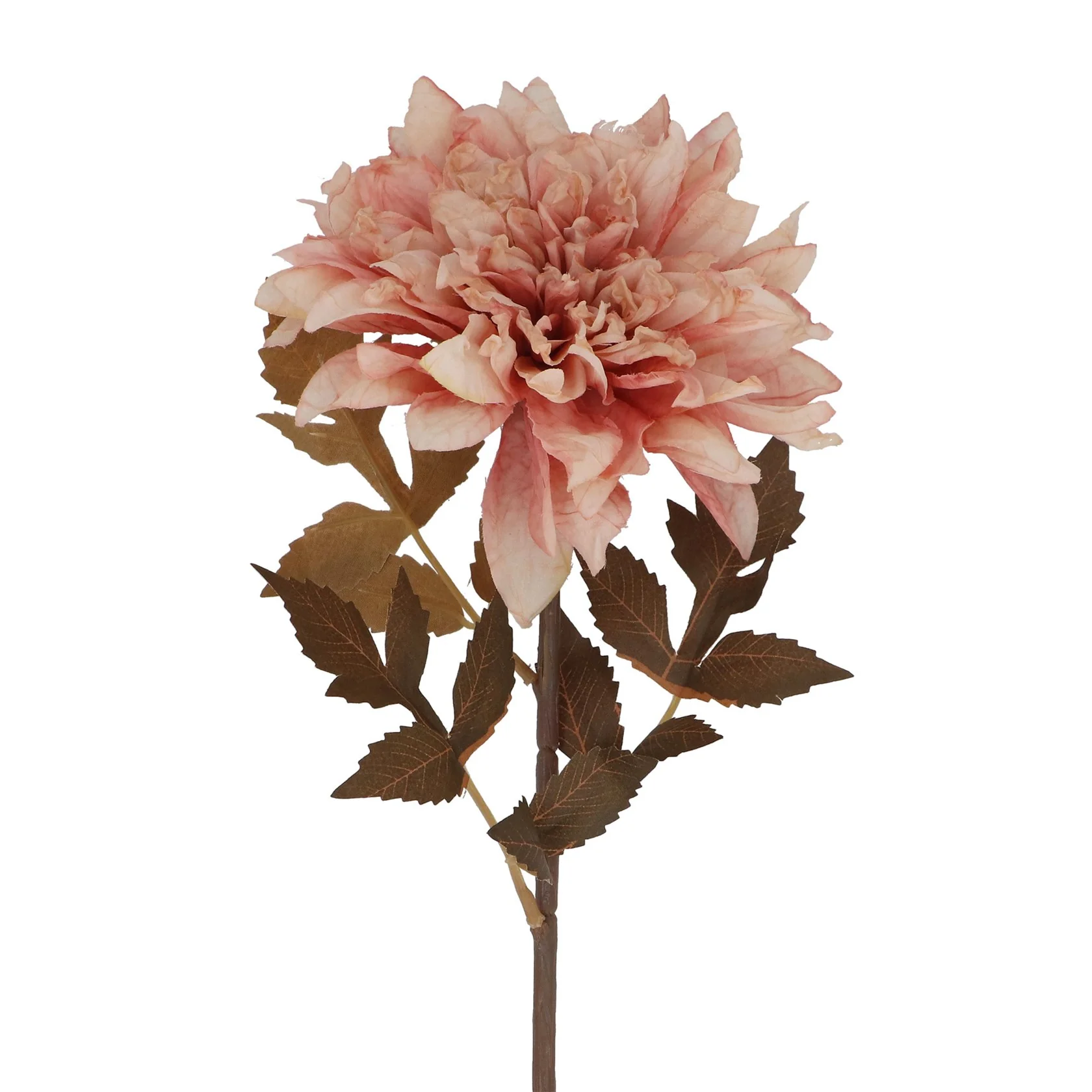Gisela Graham - Antique Pink Dahlia Artificial Flower Stem 56cm