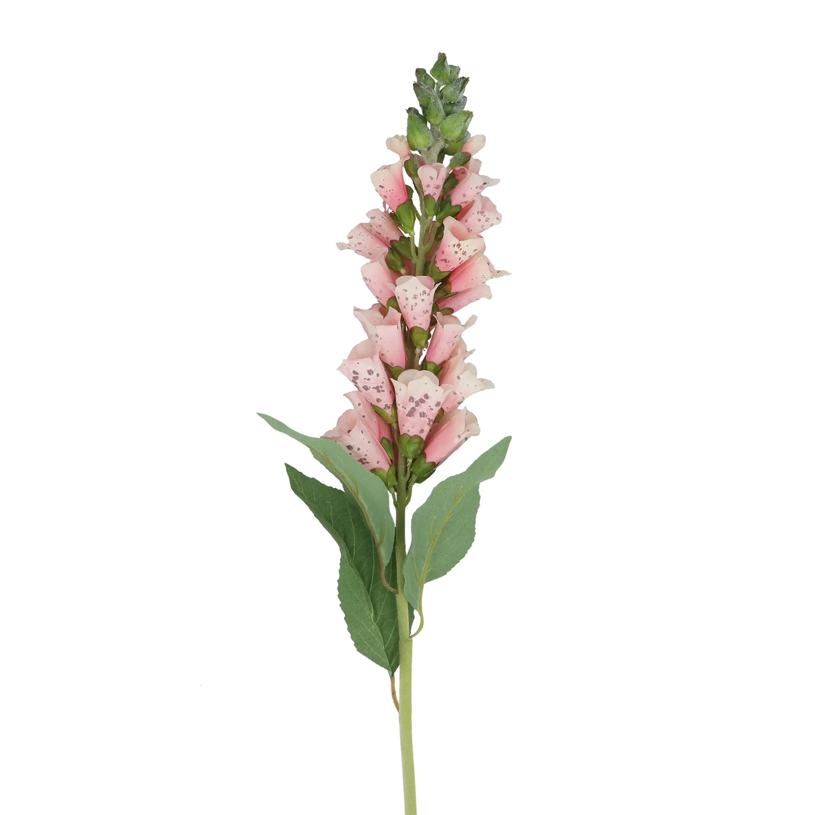 Gisela Graham - Light Pink Foxglove Artificial Flower Stem 82cm