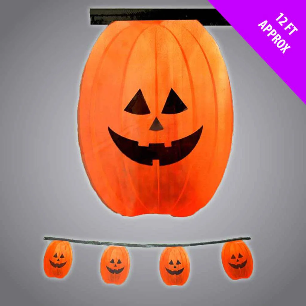 Halloween Pumpkin Bunting - 12ft