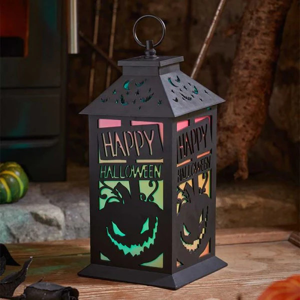 Happy Halloween Spooky LED Light Up Lantern