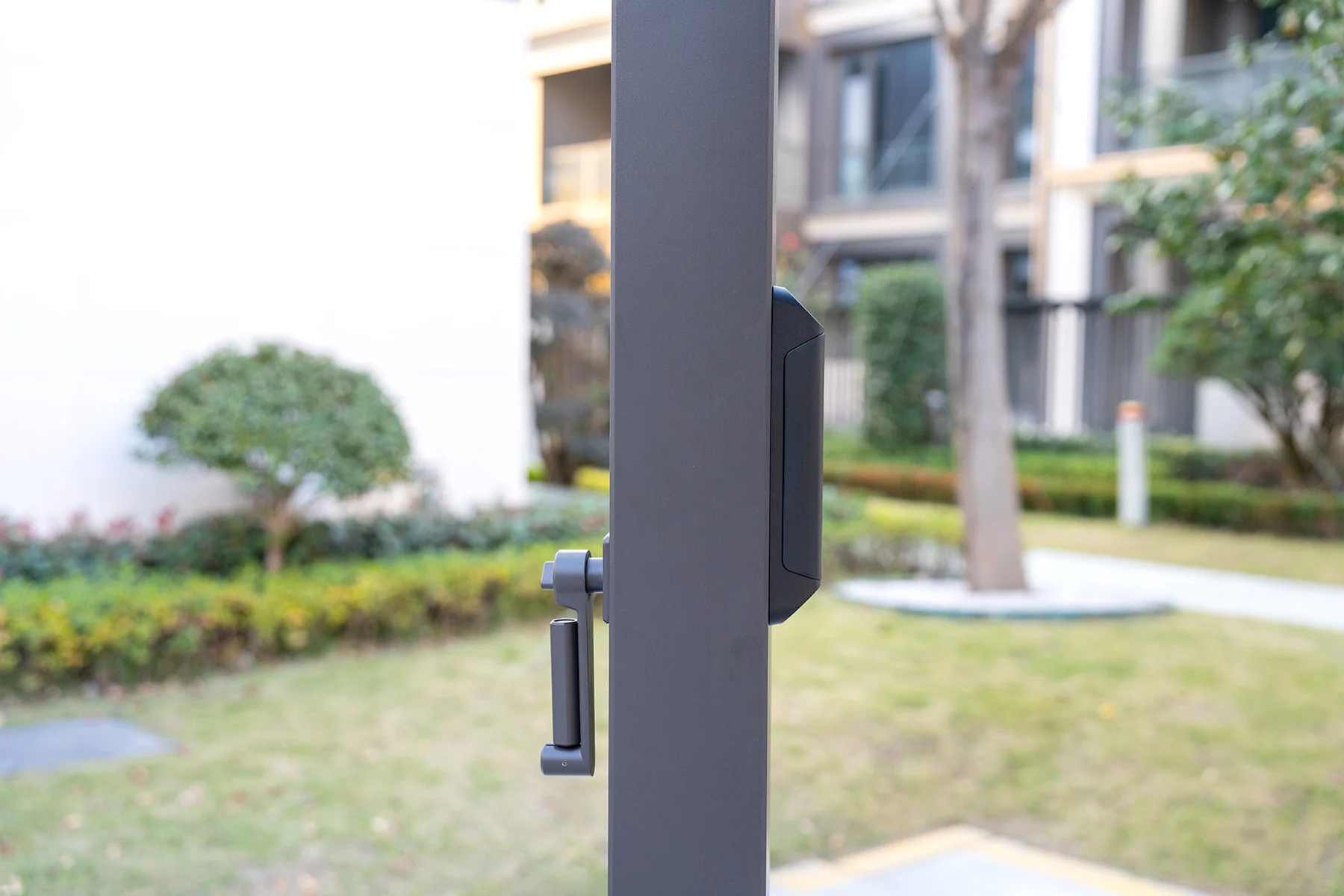 Hartman - Como Pergola Matt Xerix Dark Grey 4x3m with Solar & Rechargeable LED Lights - Image 6