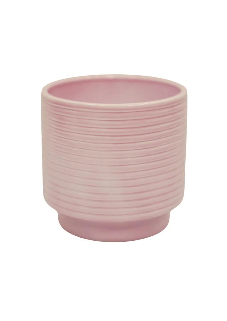 Ivyline Berlin Rose Pink Ripple House Plant Pot - 10.5cm