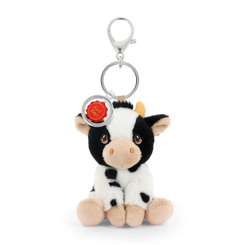 Keel Toys - Keeleco Bag Charm Farm Cuddly Toy - 12cm - Image 4