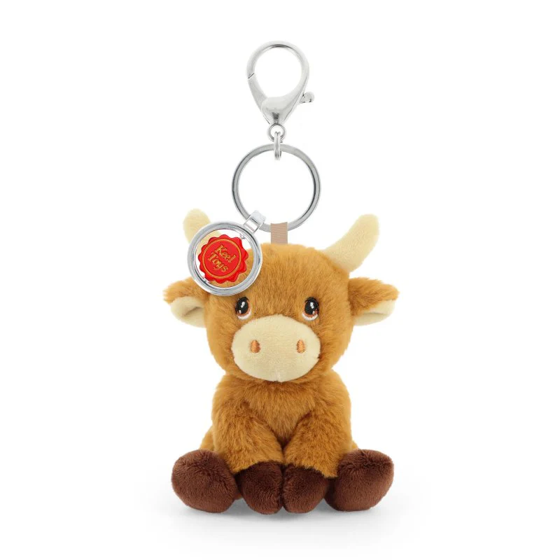 Keel Toys - Keeleco Bag Charm Farm Cuddly Toy - 12cm - Image 6