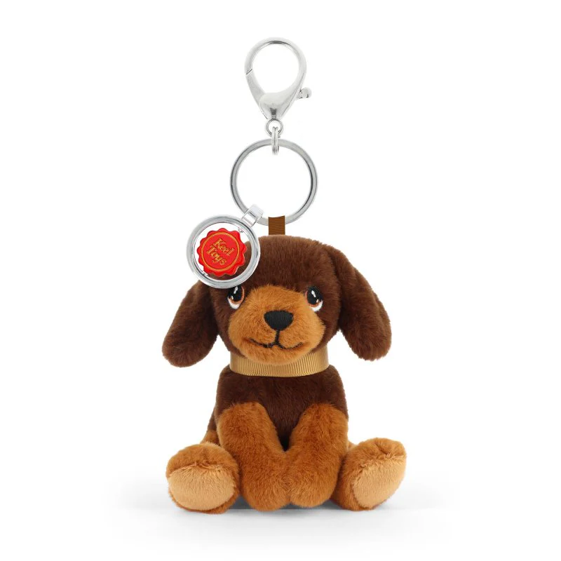 Keel Toys - Keeleco Bag Charm Puppy & Kitty Love Cuddly Toy - 12cm - Image 4