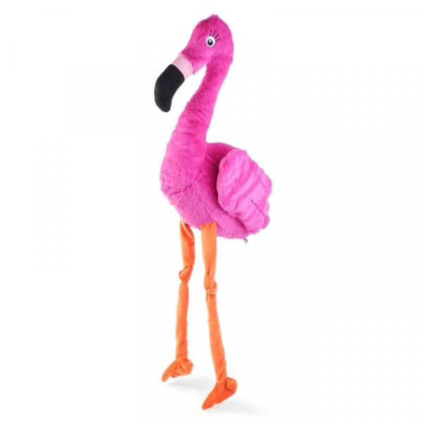 Large Pink Flamingo Plush Dog Toy - 57cm