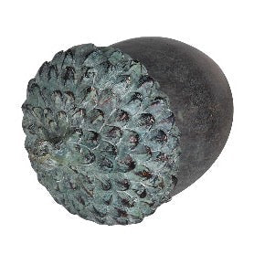Large Rustic Verdigris Acorn Ornament - Image 5