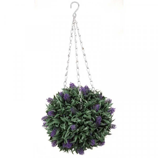 Lavender Topiary Ball - 30cm - Image 3