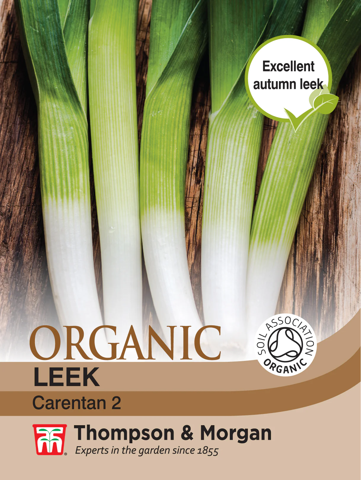 Leek Carentan 2 (Organic)- Pack of seeds