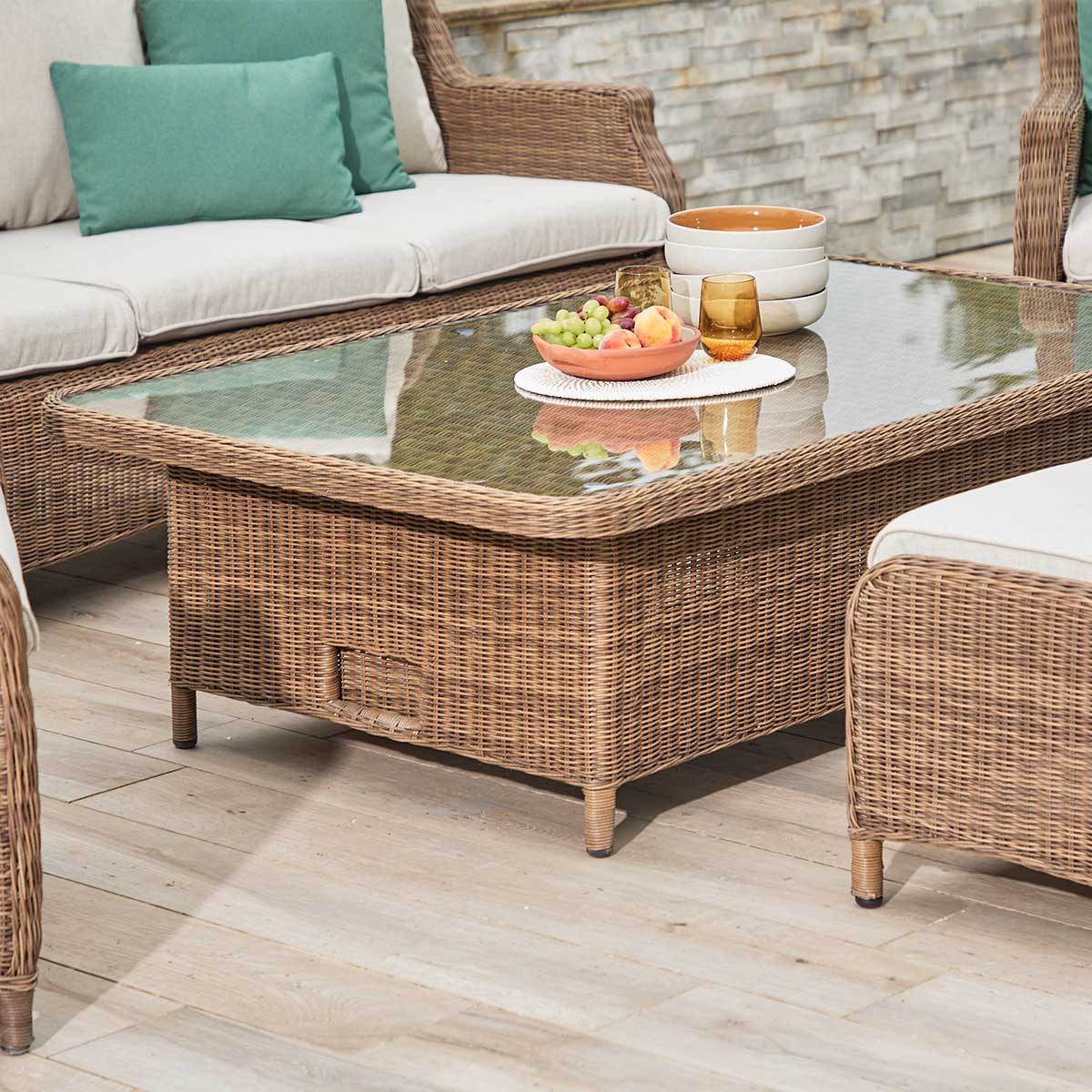 Leisure Grow - Montpellier Lounge Dining Set with Adjustable Height Table - Image 3