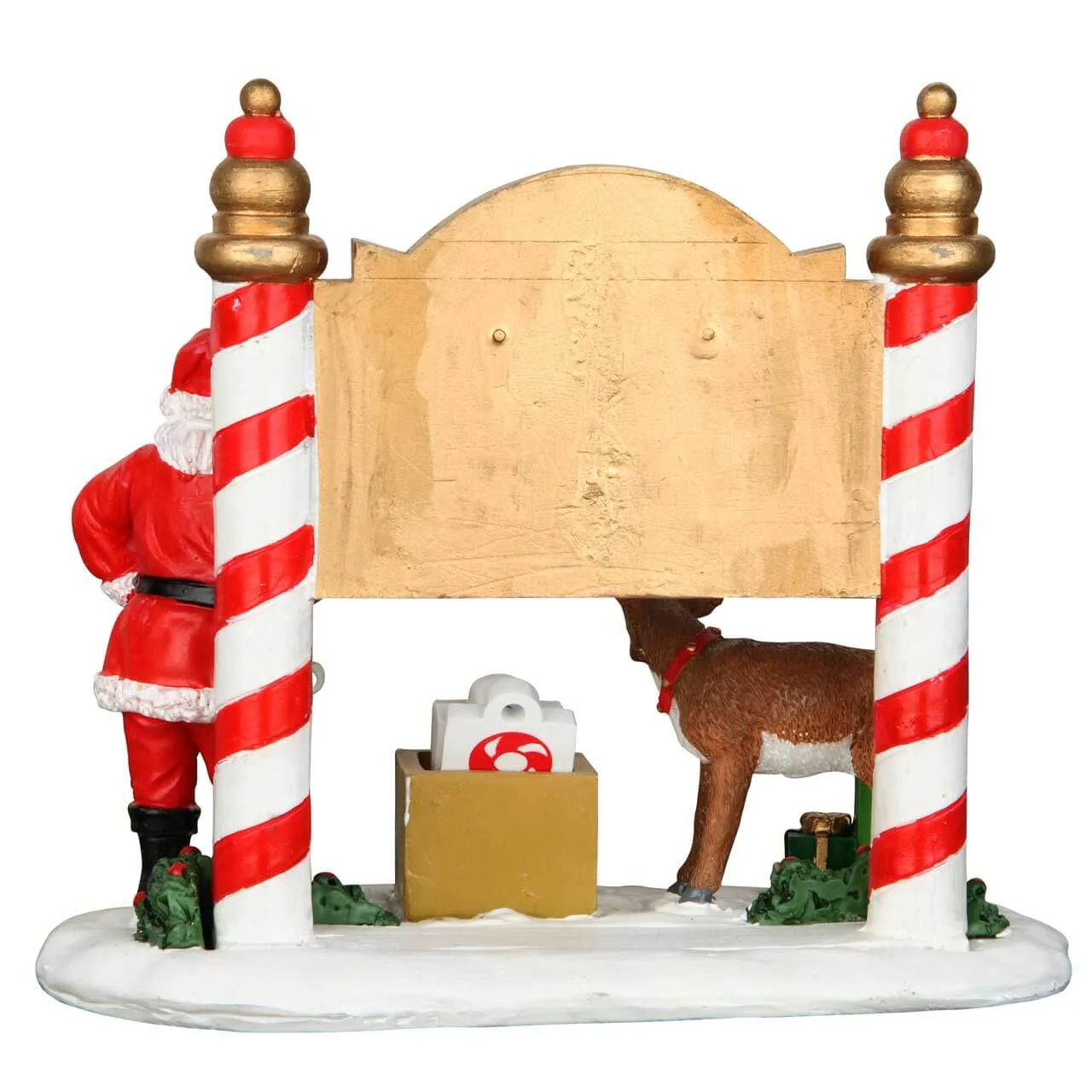 Lemax Christmas Countdown with Reindeer & Santa - Image 4