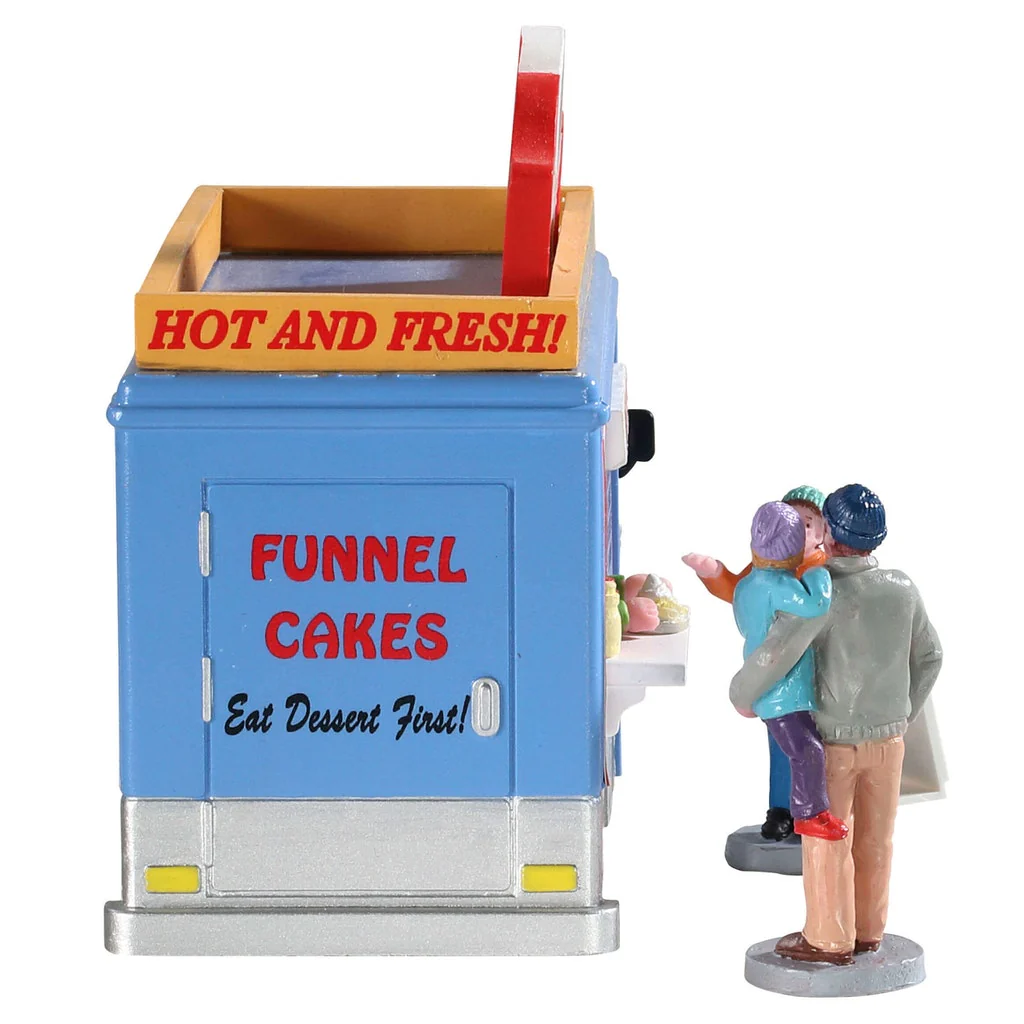 Lemax Funnel Cakes Food Truck - Set of 4 - Image 3