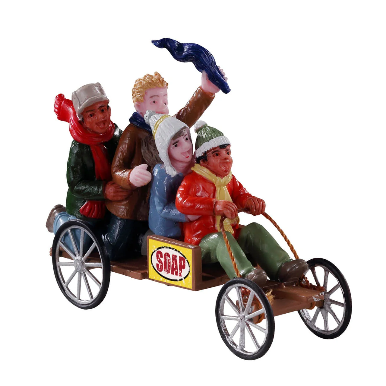 Lemax Go-Cart Racers Christmas Village Figurine