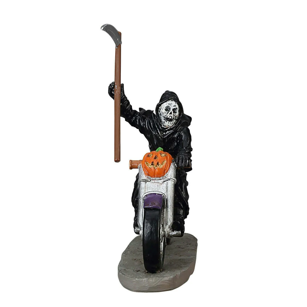 Lemax Spooky Town - Grim Rider Motorbike Halloween Figurine - Image 2