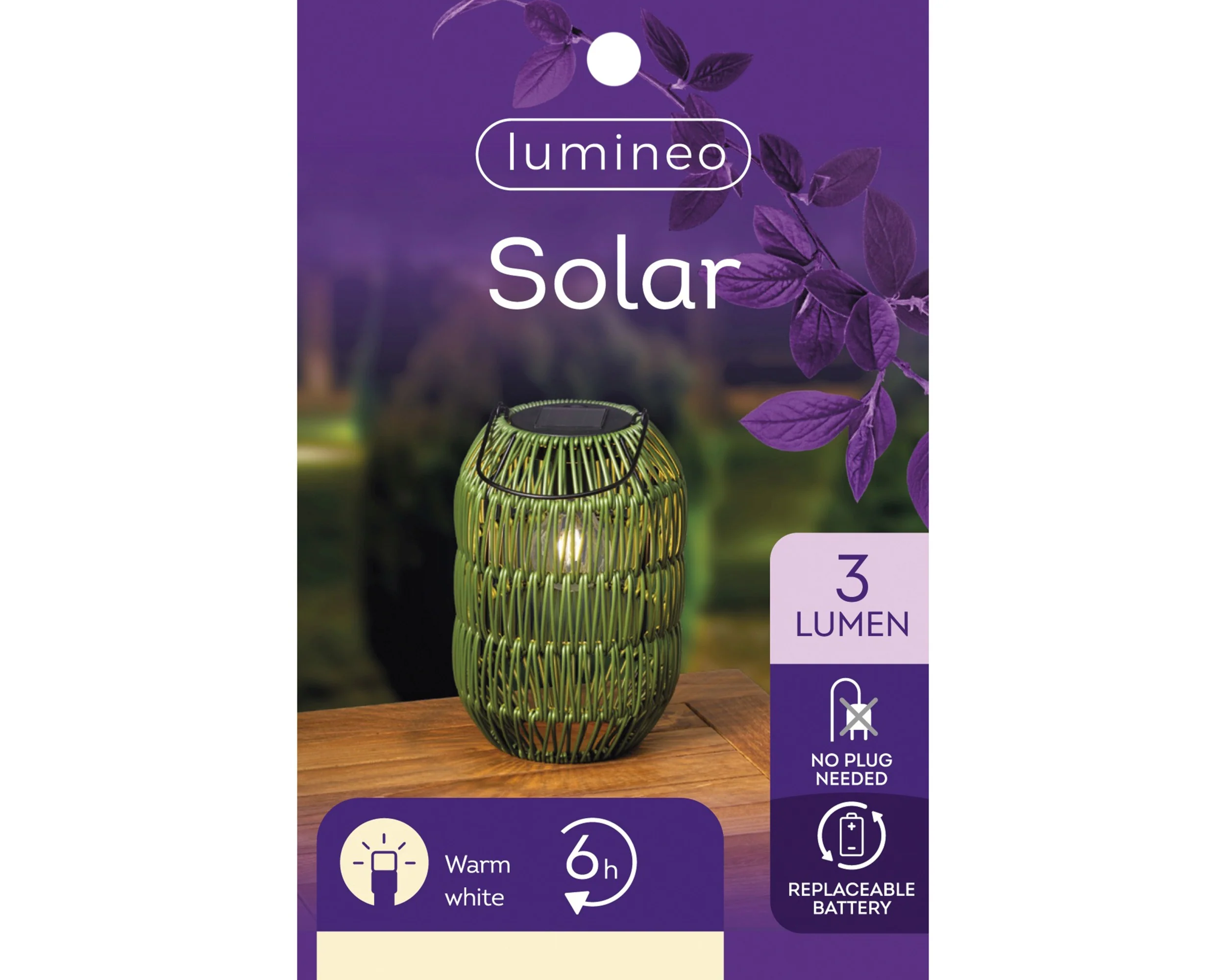 Lumineo - Green Solar Iron Warm White Light - Image 4
