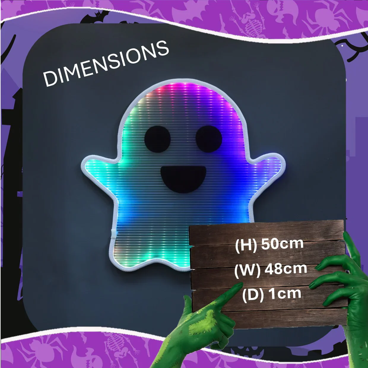 Noma Halloween Coralite Infinity Ghost 50cm - Image 3