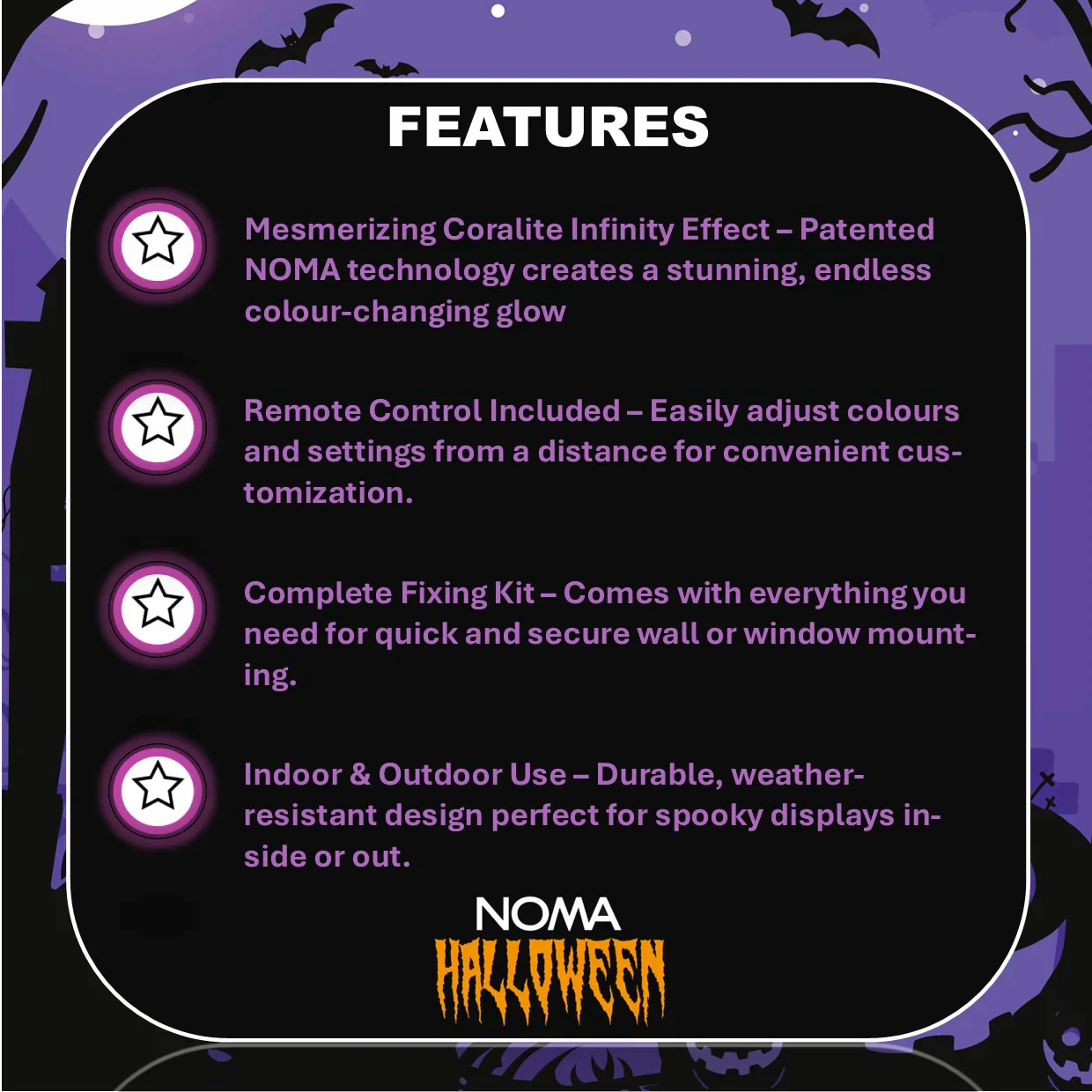 Noma Halloween Coralite Infinity Ghost 50cm - Image 5