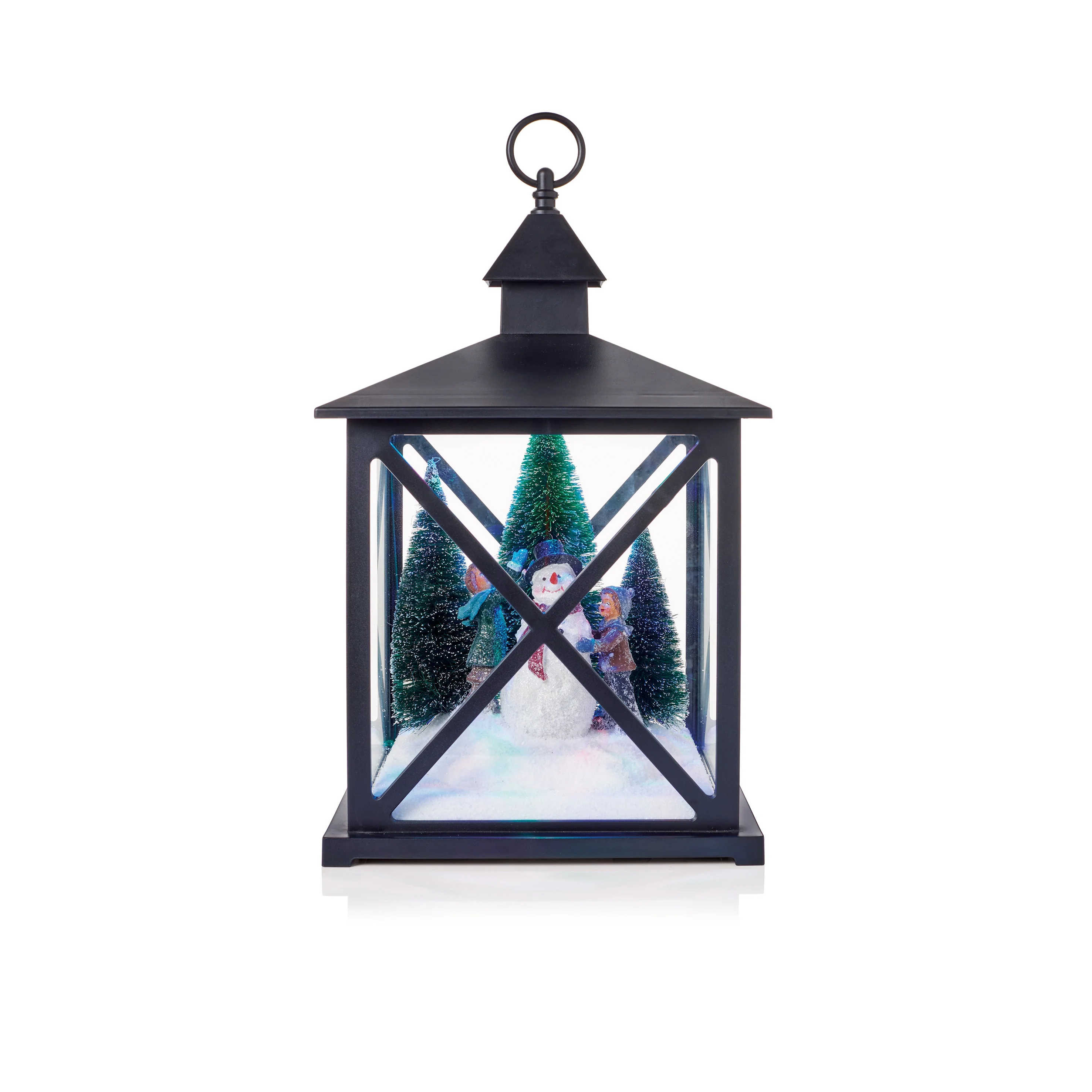 Premier Gazebo Lantern with Snowman Scene - 33cm