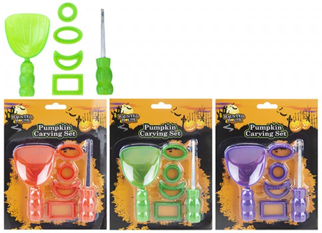 Halloween Pumpkin Carving Kit - 6 Pieces