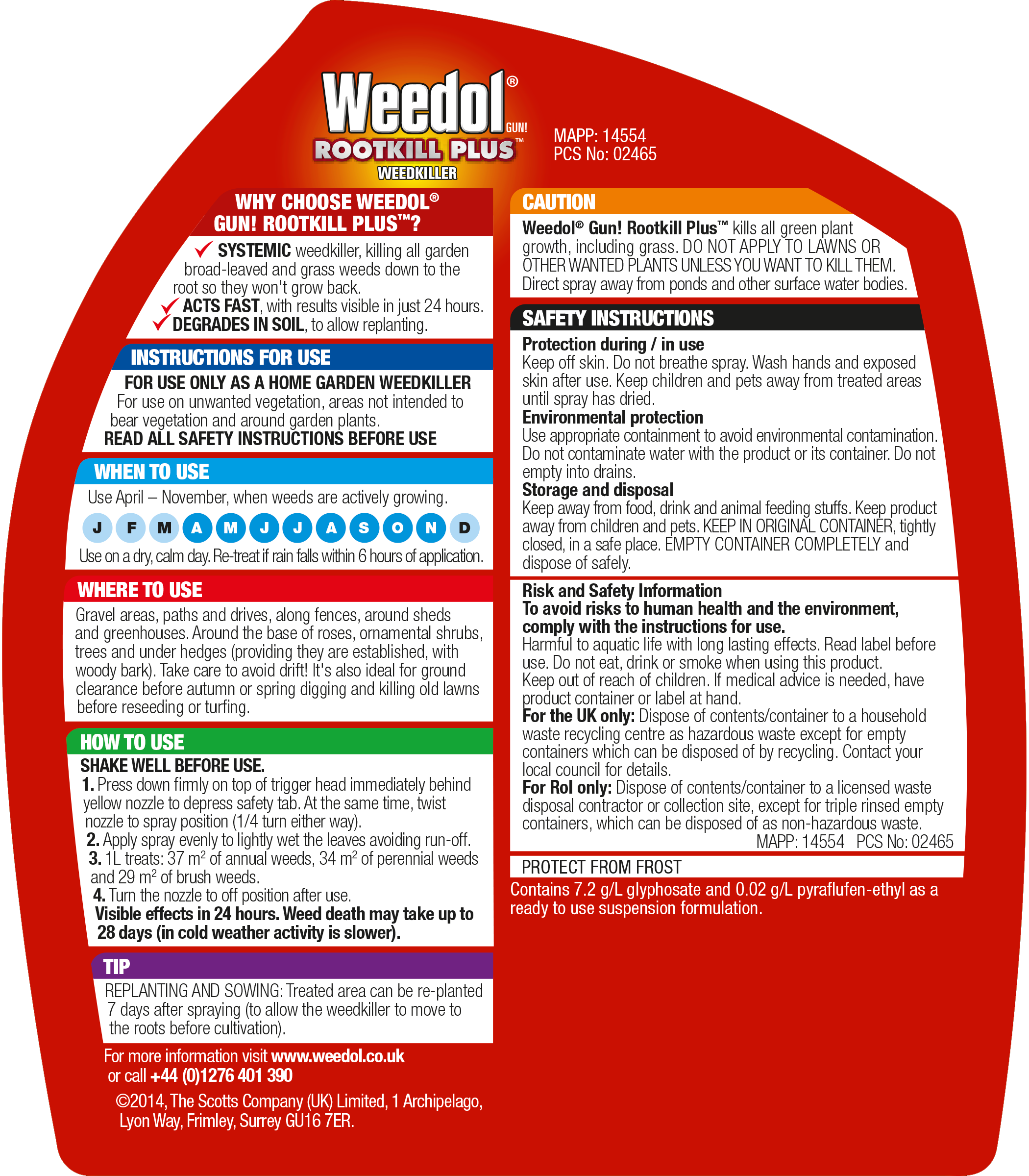 Weedol Rootkill Plus Gun ready to use - Image 3