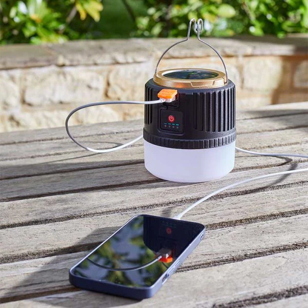Smart Solar Multi-Lantern - Remote Control Phone Charger & Light for Camping - Image 2
