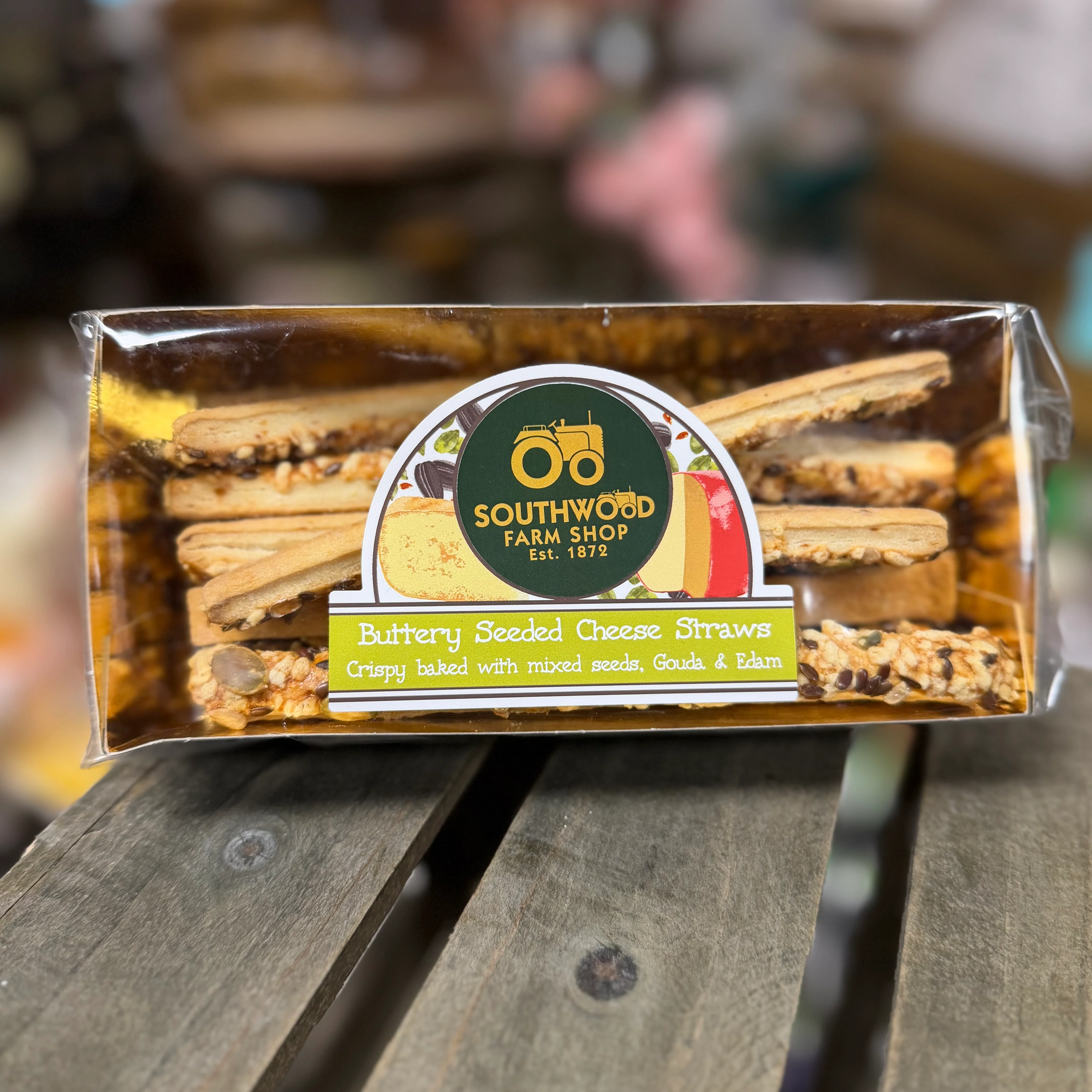 Southwood Farmshop -Buttery Seeded Cheese Straws 100g
