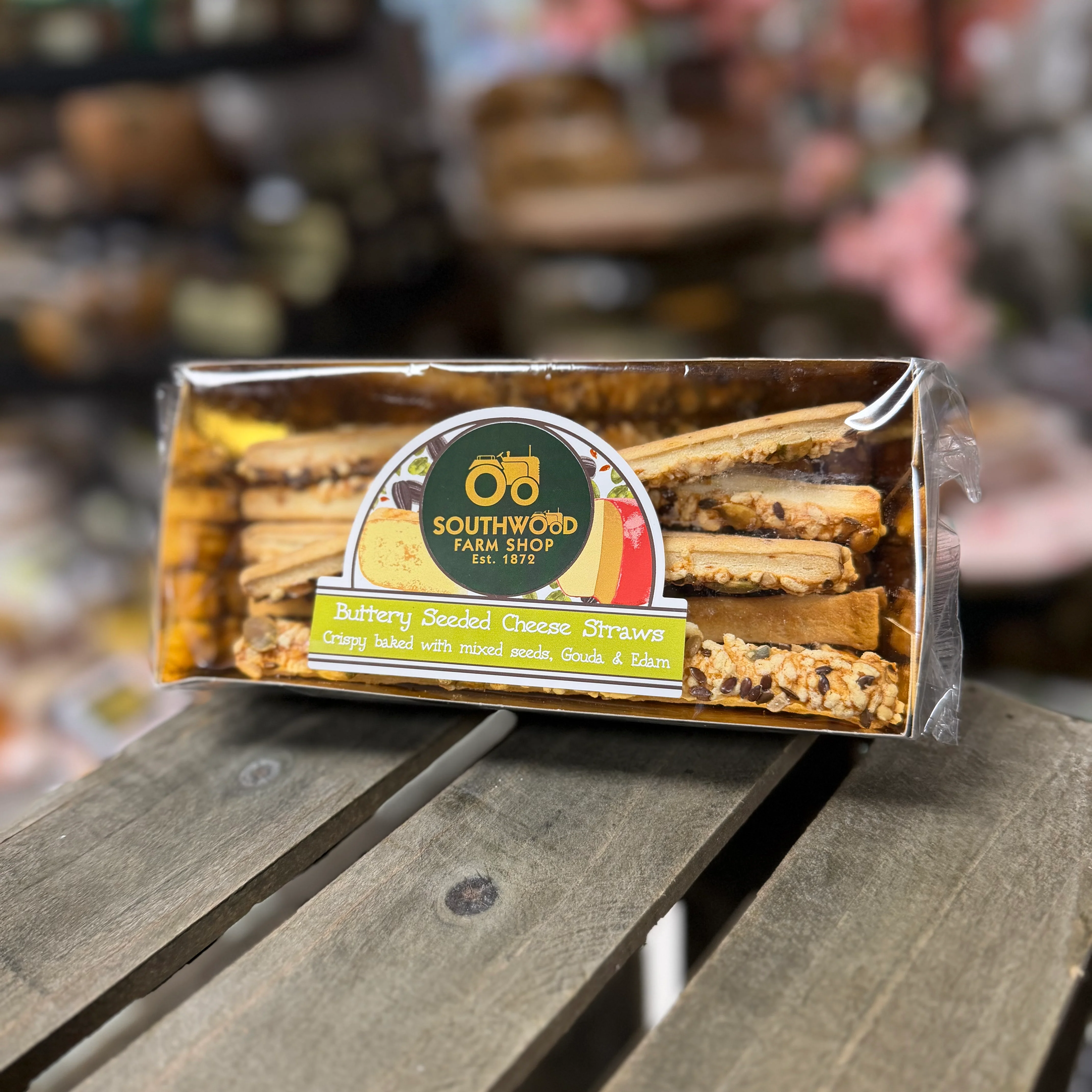 Southwood Farmshop -Buttery Seeded Cheese Straws 100g - Image 2