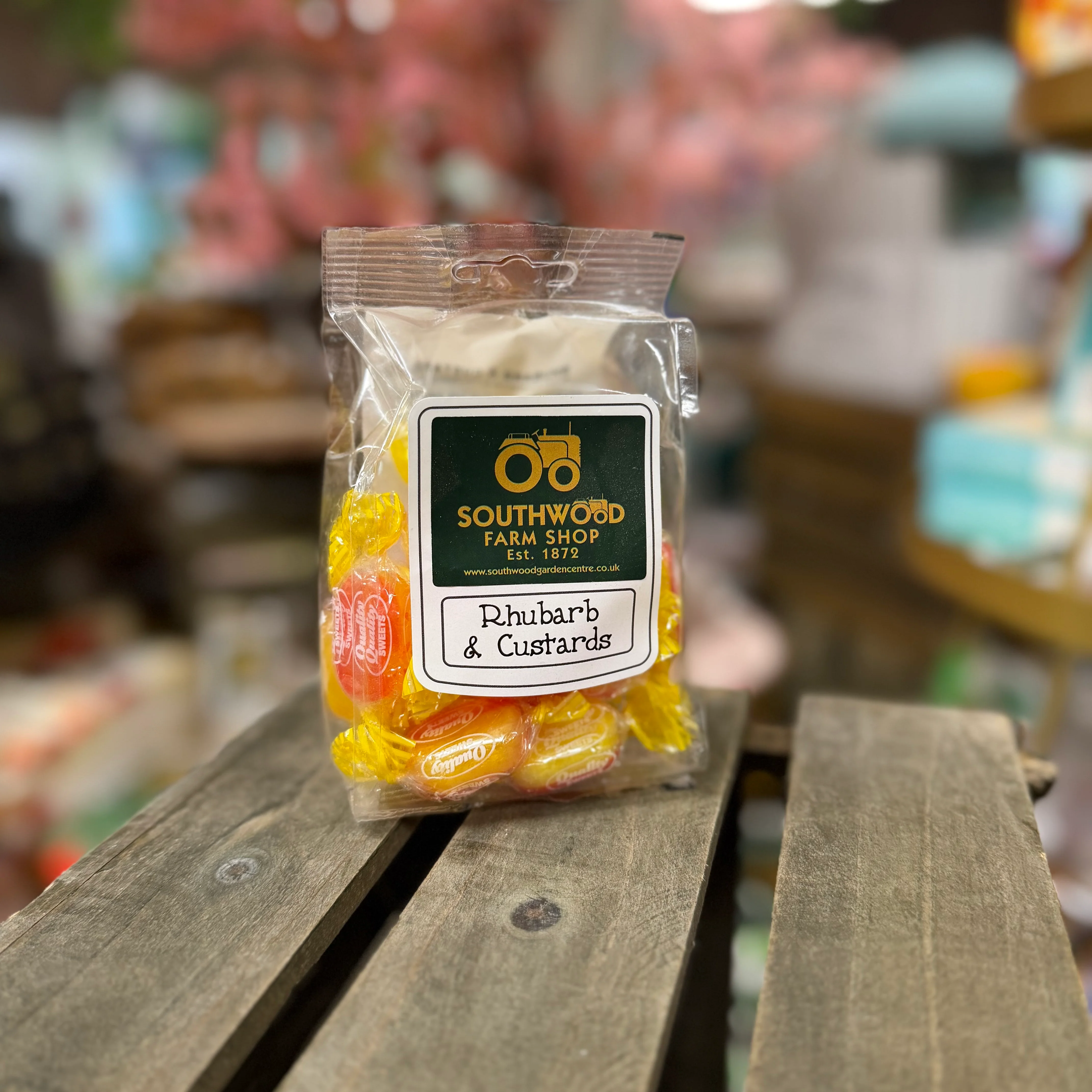 Southwood Farmshop -Rhubarb & Custards Sweet Bags 150g - Image 2