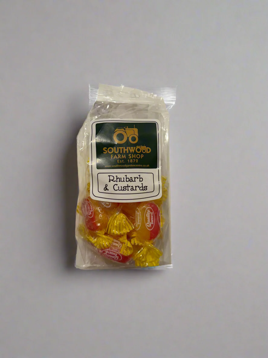 Southwood Farmshop -Rhubarb & Custards Sweet Bags 150g - Image 3