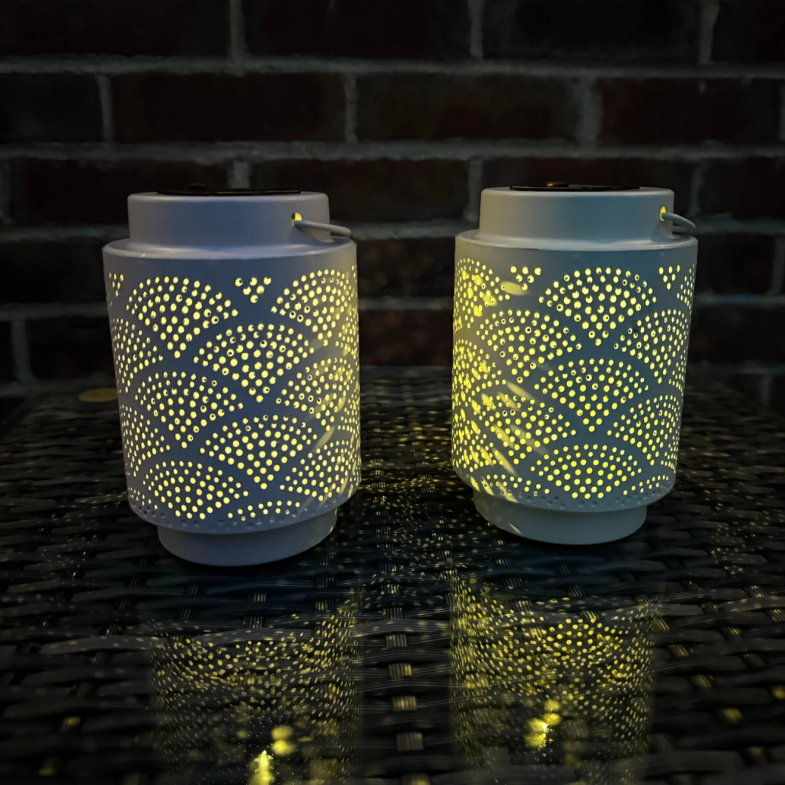Special Offer Solar Cylinder Patterned Lantern - Image 5