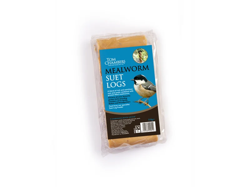 Tom Chambers - Mealworm Suet Logs - Pack of 6 - Image 2