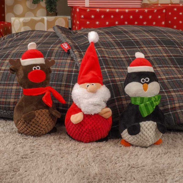 SuperBouncy Rudy Reindeer Christmas Dog Toy - Image 2