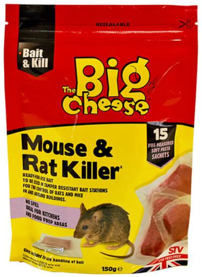 The Big Cheese Mouse & Rat Killer - Pack of 15