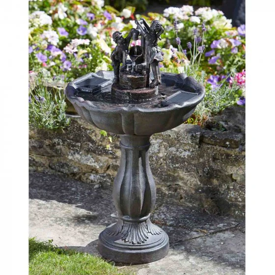 Smart Garden Tipping Pail Fountain Solar Powered Water Feature / Fountain - Image 2
