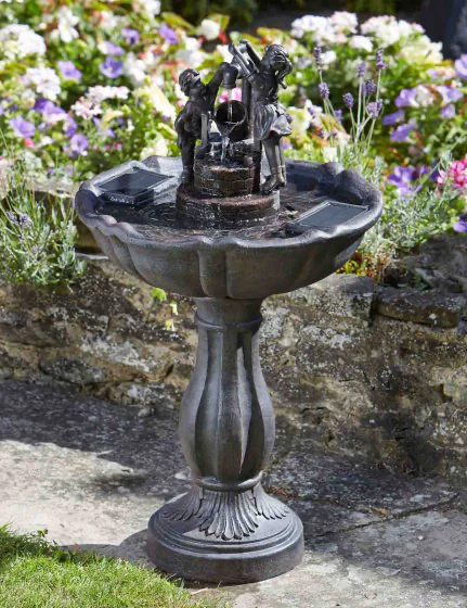 Smart Garden Tipping Pail Fountain Solar Powered Water Feature / Fountain - Image 4